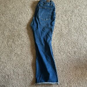 Judy Blue Raw hem Boot cut worn twice